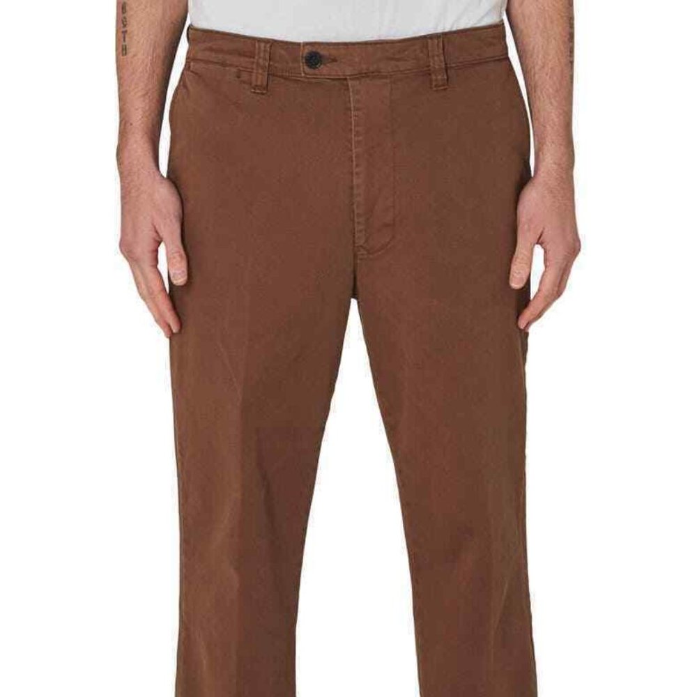 ROLLAS Men's Size 33/32,36/32,38/32. Brown Lazy Boy Flat Front Chinos